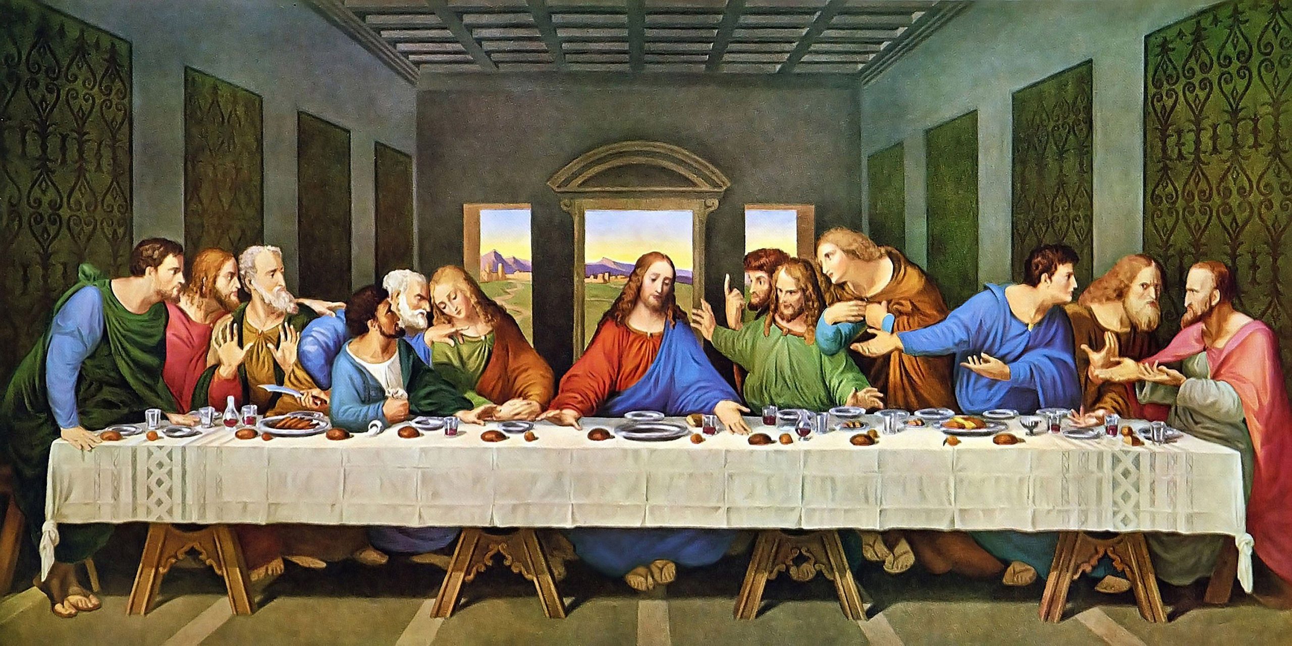 The Last Supper (Leonardo da Vinci, 1495-1498)