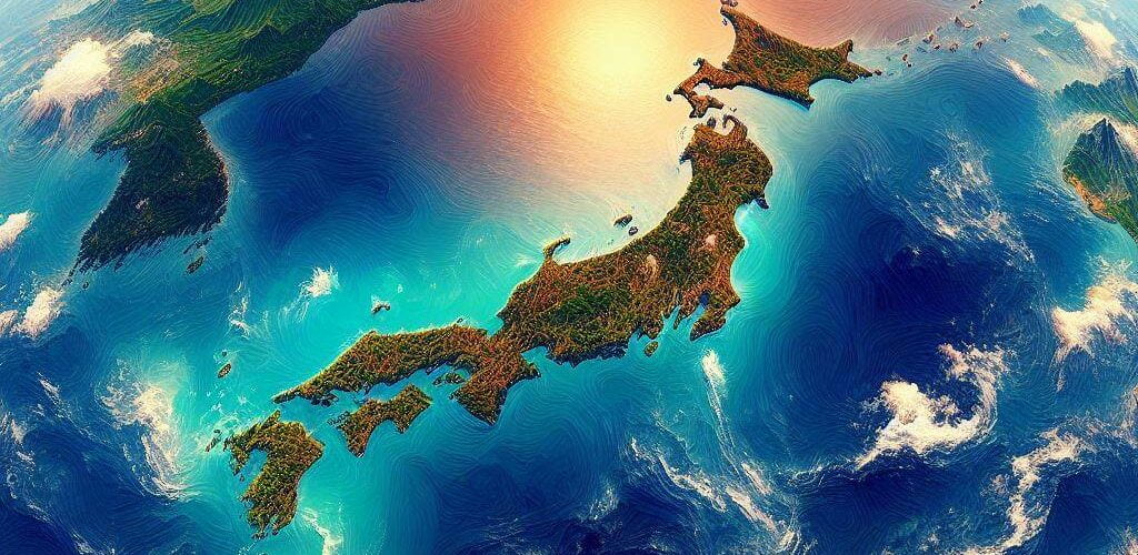 地球上的日本列島
