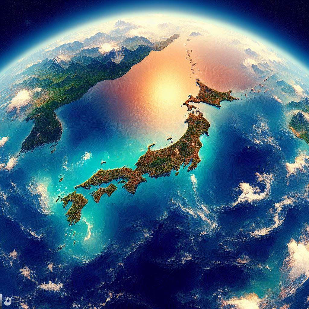 地球上的日本列島